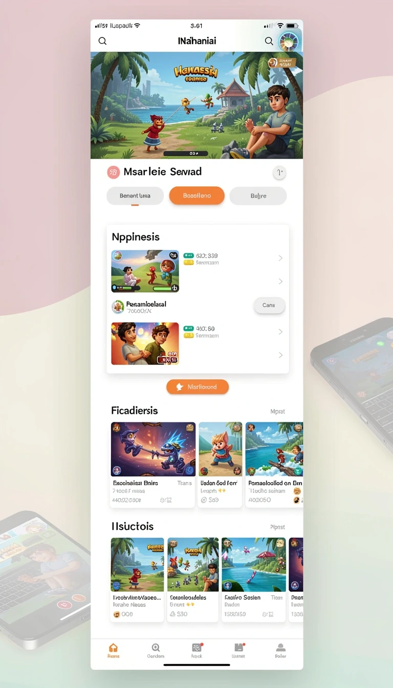 Cuplikan layar menu unduhan mnusagg untuk perangkat Android